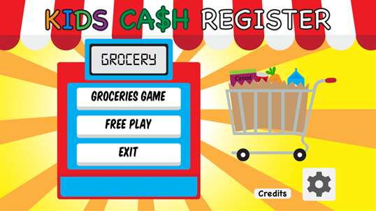 Kids Cash Register Grocery screenshot 1