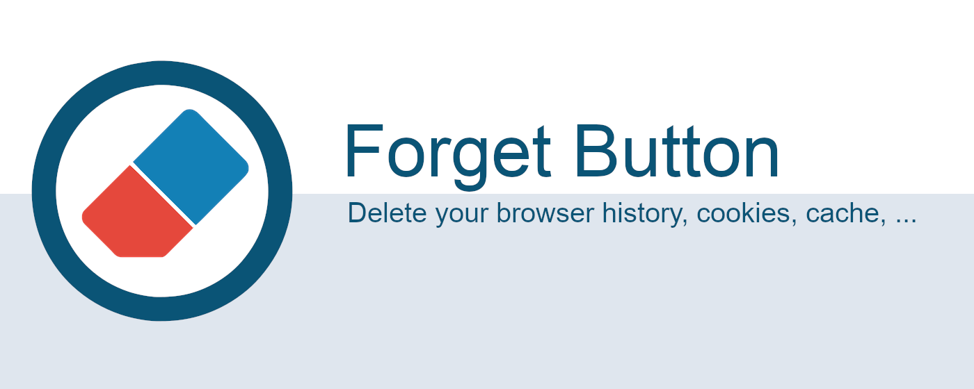 Forget Button - Clean your Browser promo image