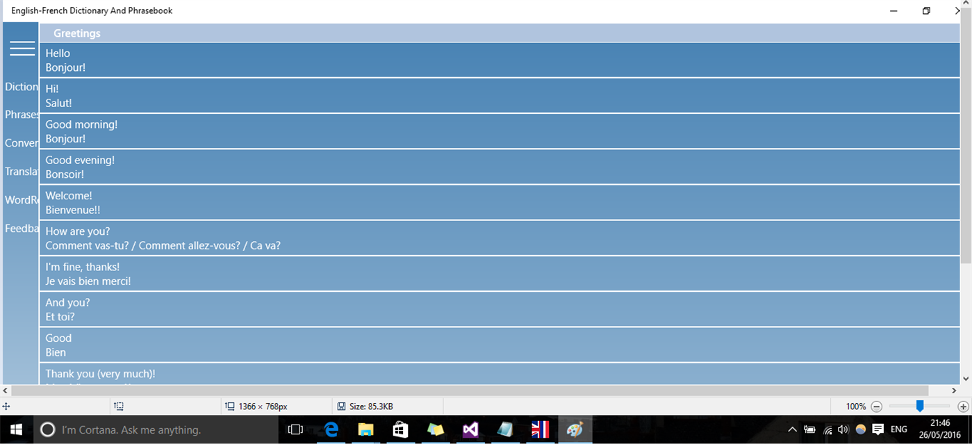 #2. English-French Dictionary And Phrasebook (Windows) 由: Brett Anderson