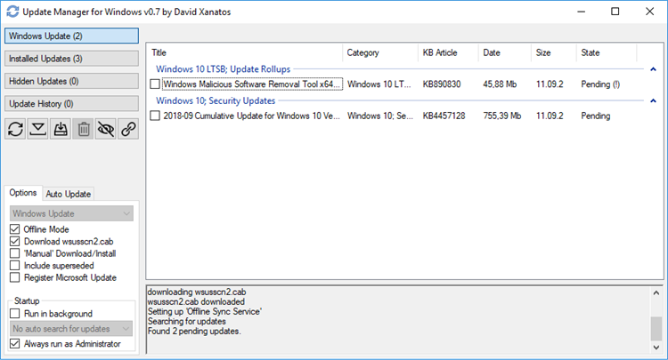 Update Manager for Windows - PC - (Windows)