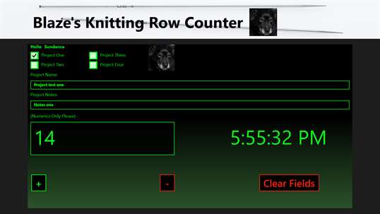 Blaze's Knitting Row Counter screenshot 3
