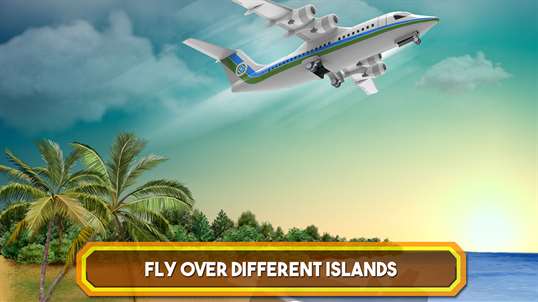 Tourist Plane Flight Simulator - Islands Skydiving screenshot 1