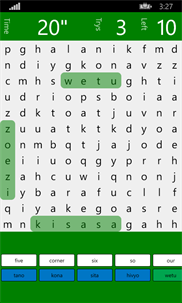 English - Swahili Word Search screenshot 2