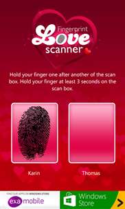 Fingerprint Love Test Scanner screenshot 2