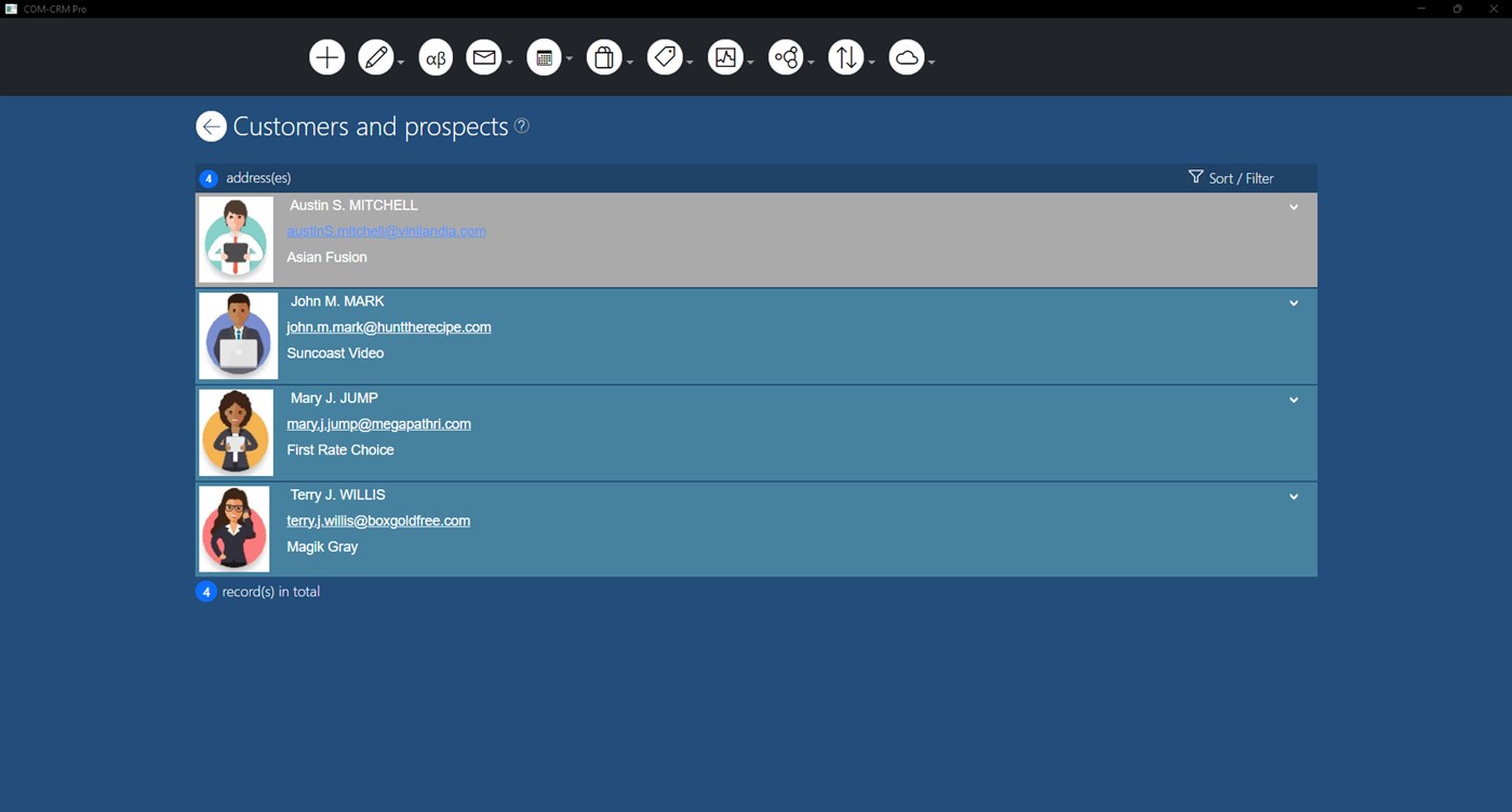 #2. COM-CRM Pro (Windows) 由: COM-ADD