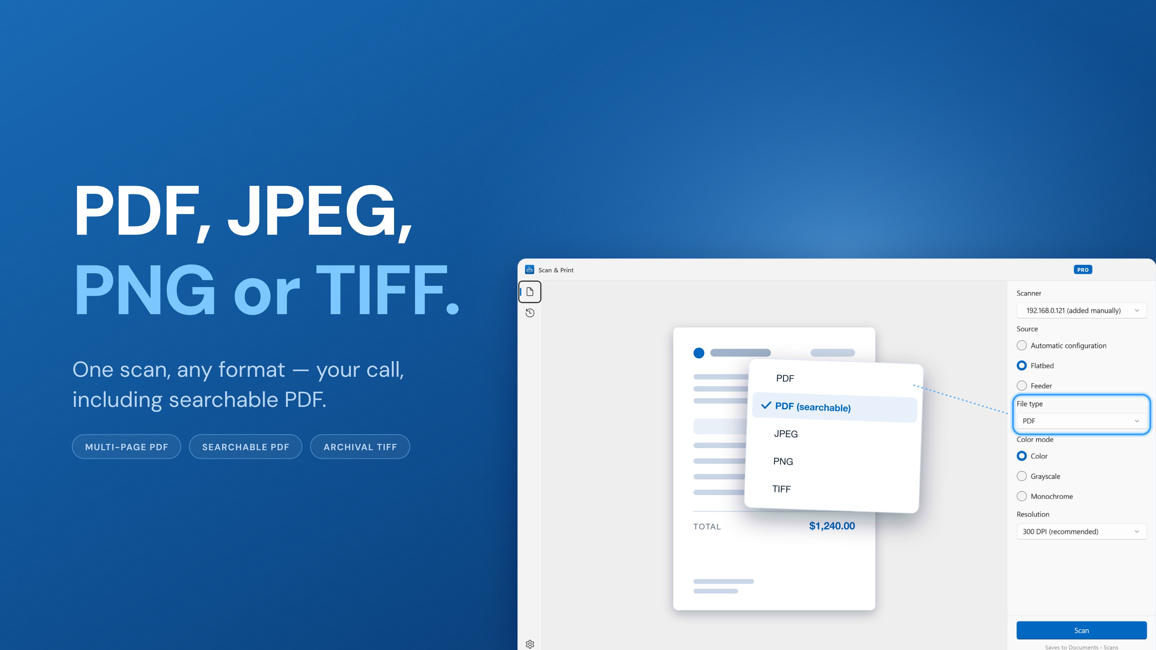 Scan & Print - Scan to PDF, Document Scanner & OCR screenshot