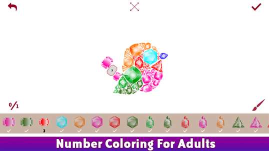 Gems Art - Color by Number screenshot 4