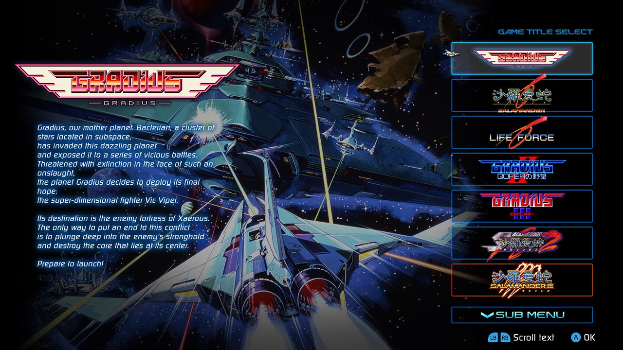 GRADIUS ORIGINS screenshot 1