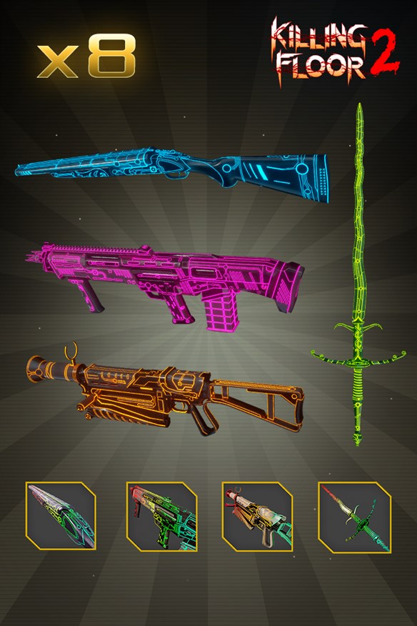 Neon MKVIII Weapon Skin Bundle Pack Xbox Series X|S and Xbox One cover art