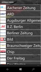 German News (Deutsche Zeitungen) screenshot 2