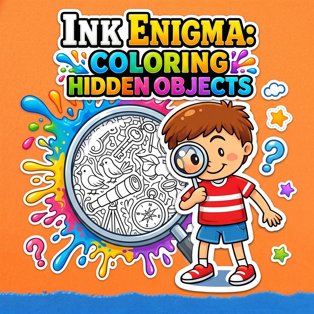 INK ENIGMA: Coloring Hidden Objects cover art (full size)