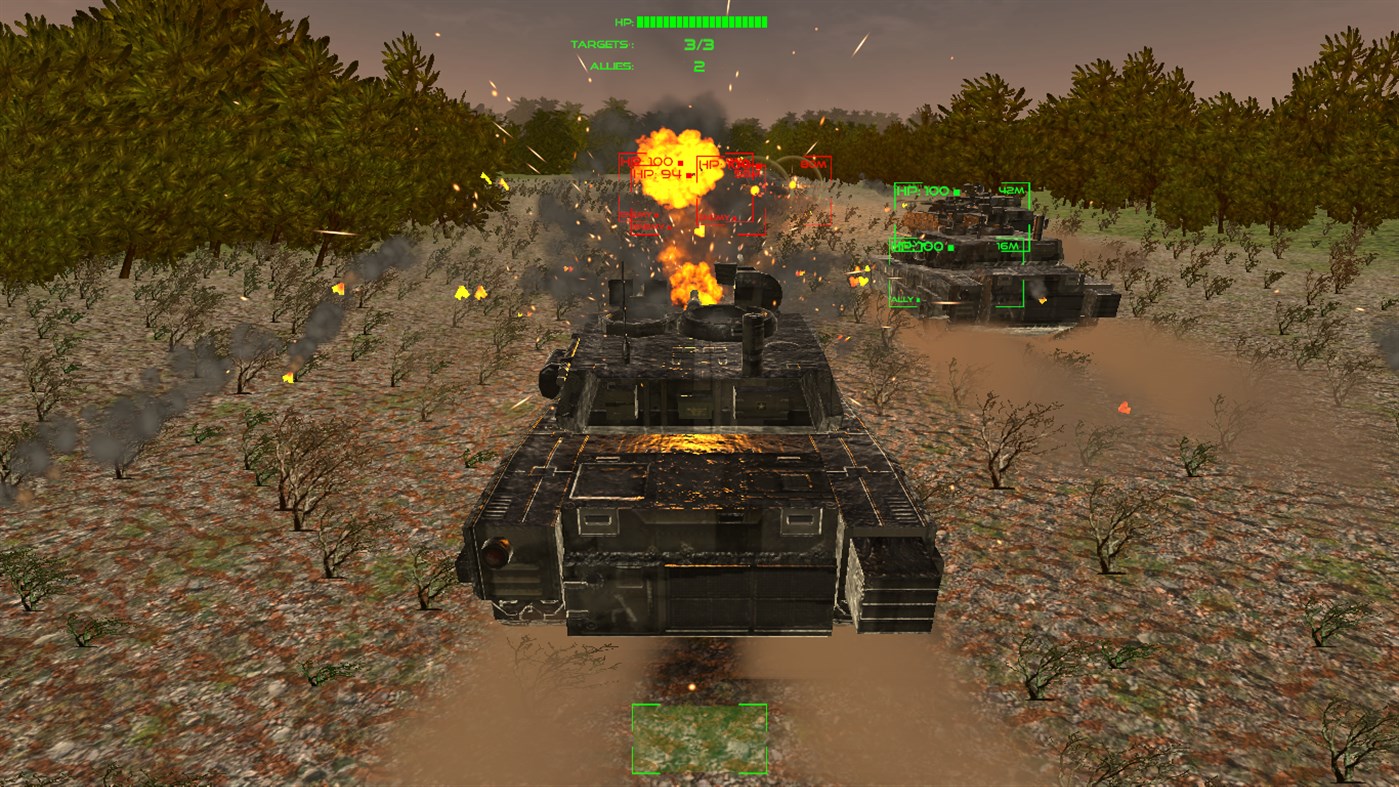 #2. Tanks Battle Ahead (Windows) By: x