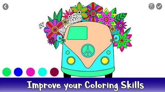 Vehicles Color by Number - Adult Coloring Book screenshot 4