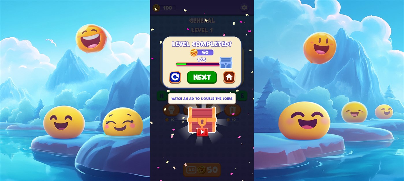 #3. Words With Emojis (Windows) By: Advergame Technologies Private Limited