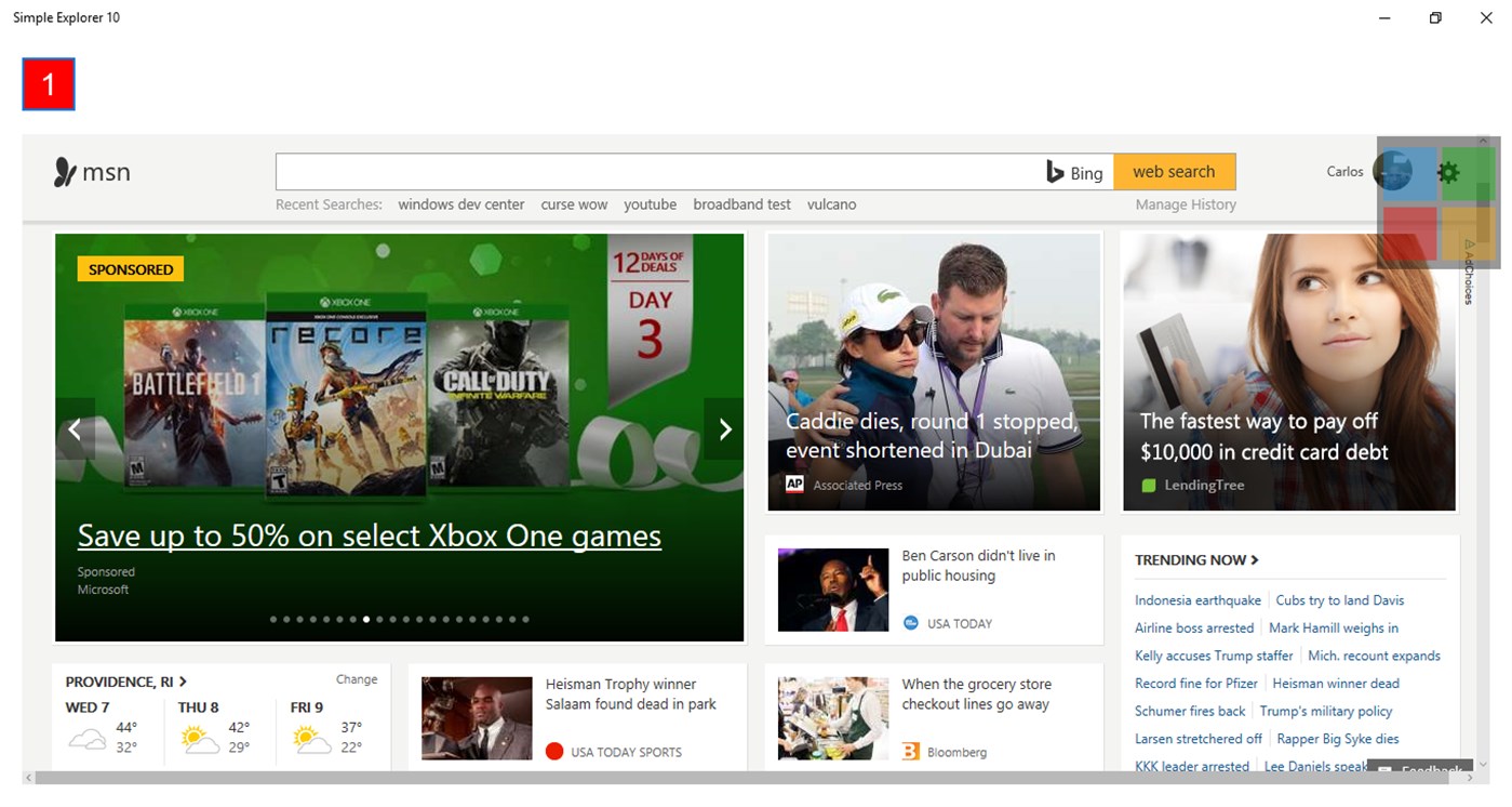 #3. Simple Explorer 10 (Windows) By: Carlos Rafael Ramirez