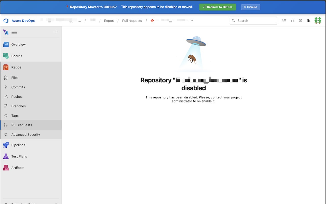 ADO to GitHub Redirector