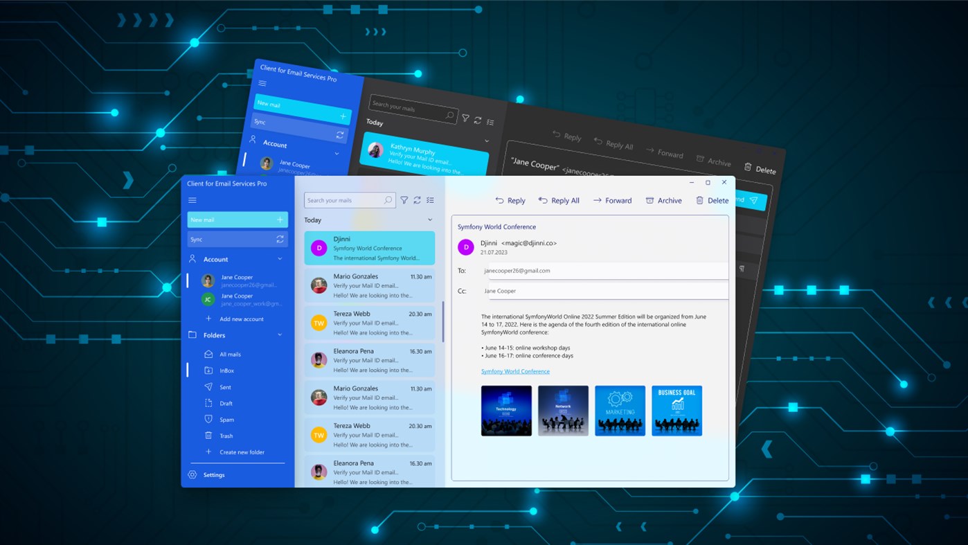 #4. Client for Email Services PRO (Windows) โดย: Articent Group LLC
