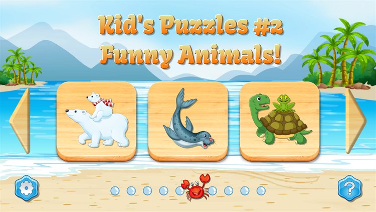 Kids Puzzles, Funny Animals #2 (full game) - PC - (Windows)