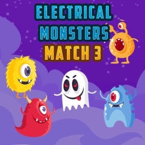 Electrical Monsters Match 3 Game icon