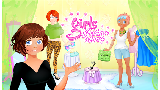 Girls Fashion Story - Makeover Design Salon screenshot 1