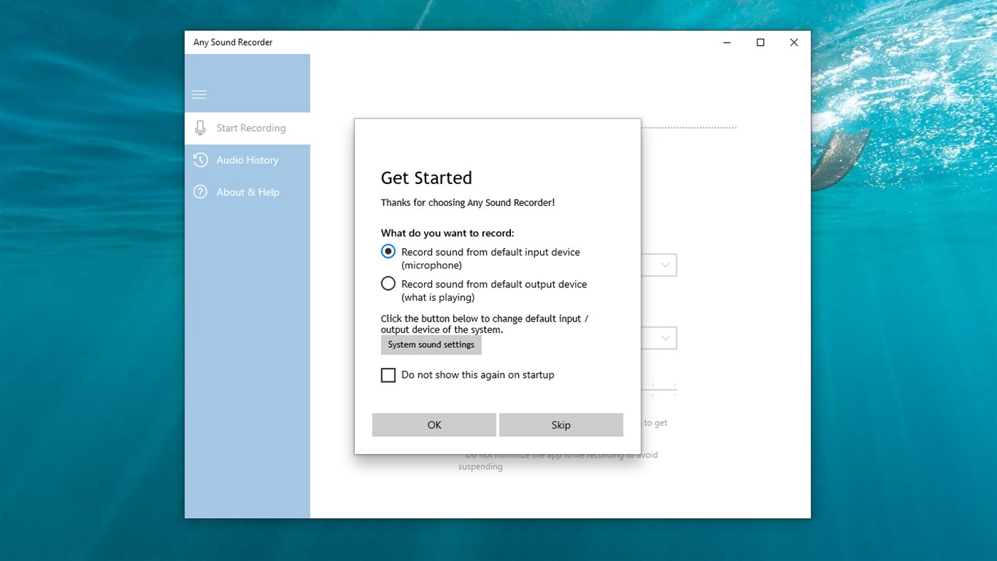 #1. Any Sound Recorder: audio recorder & voice recorder (Windows) De: AnywaySoft, Inc.