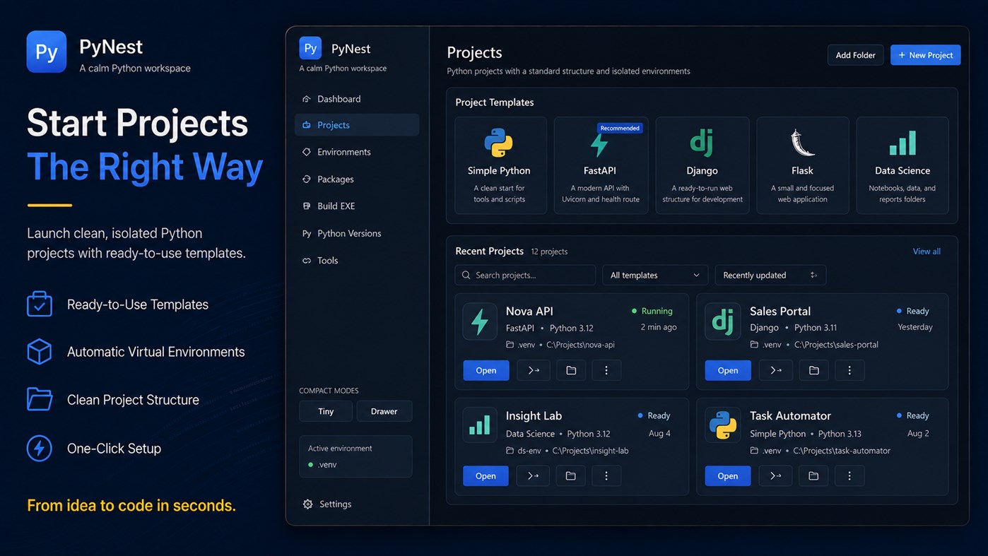 #2. PyNest - Smart Python Toolkit (Windows) Od: Aria Vision