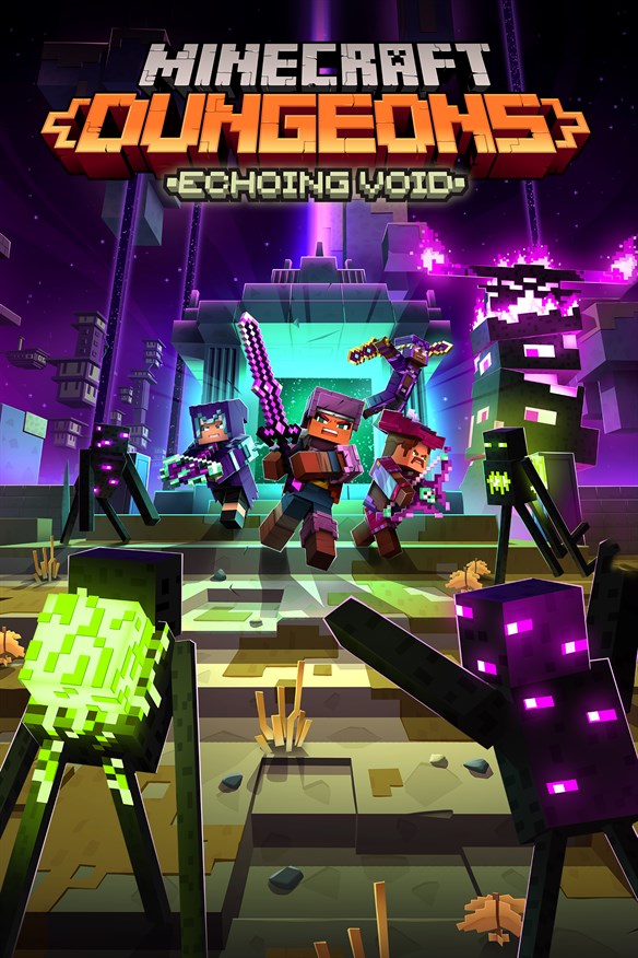 Minecraft Dungeons: Echoing Void for Windows Xbox Series X|S and Xbox One cover art