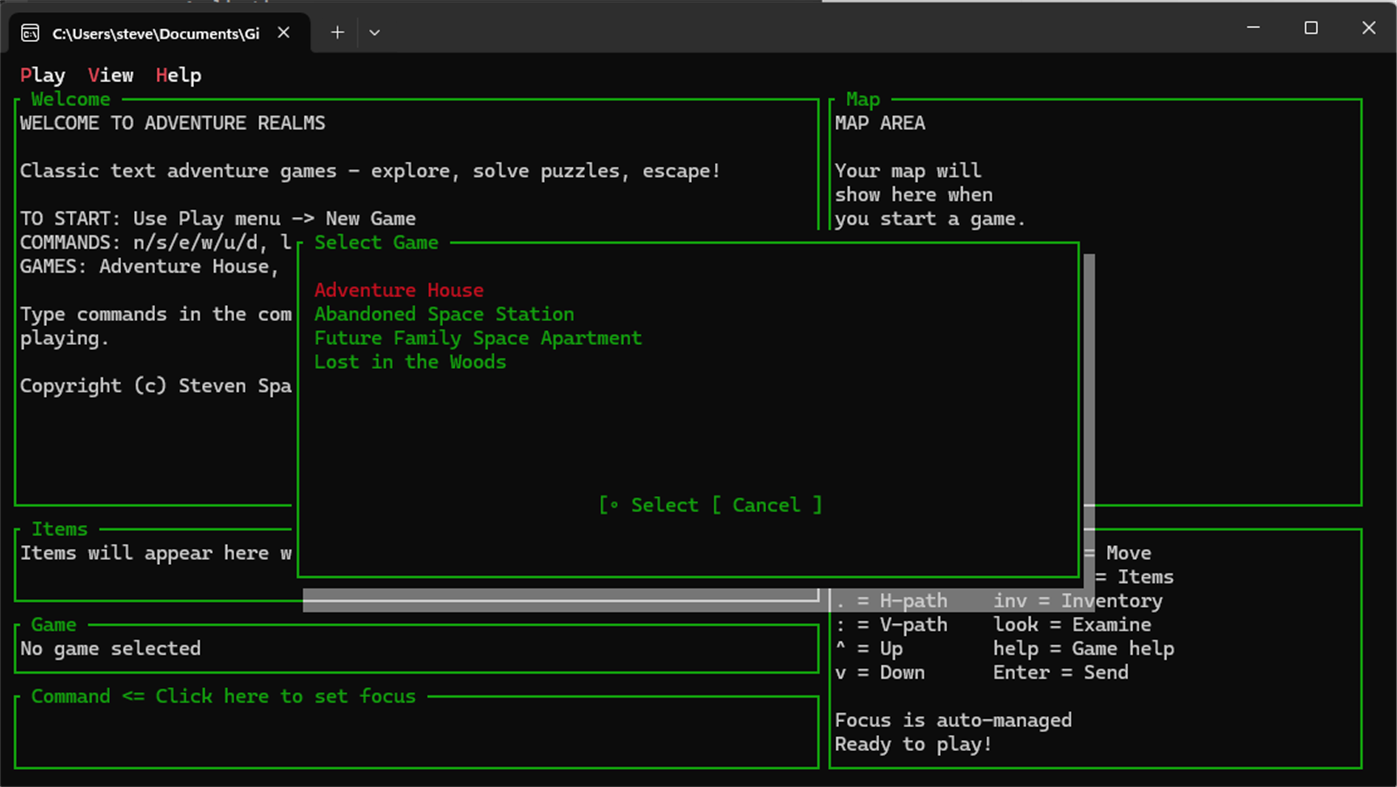 #2. Adventure Realms Text Games (Windows) 게시자: Three Peppers Gaming