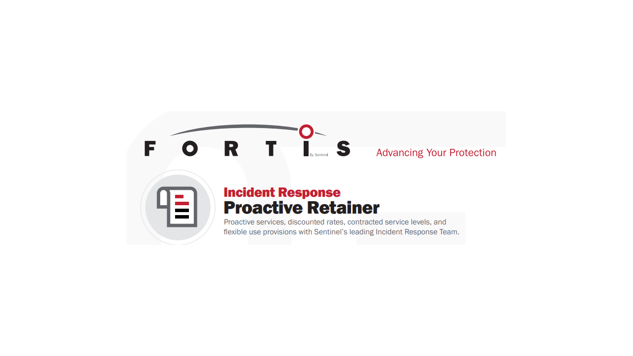 Snapshot 1 of Incident Response Retainer