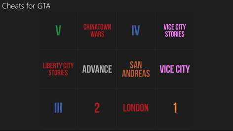 Cheats for GTA Screenshots 1