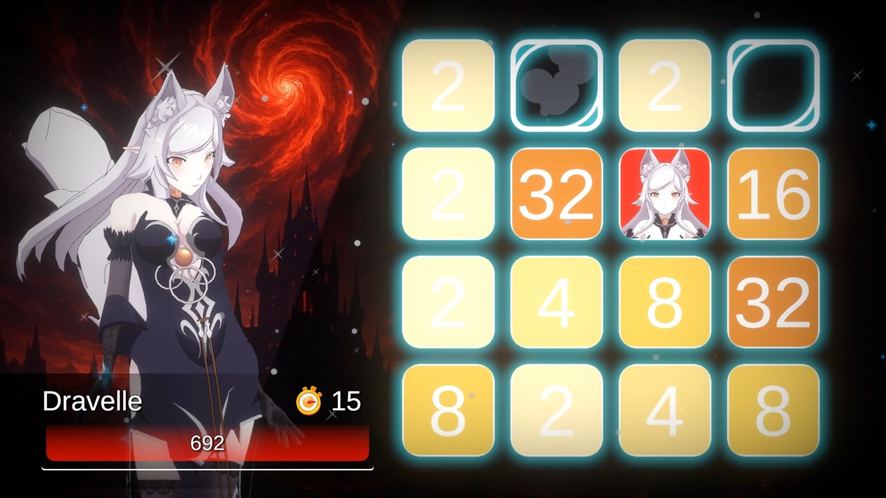 Battle Puzzle 2048 - Queens of the Abyss screenshot 4