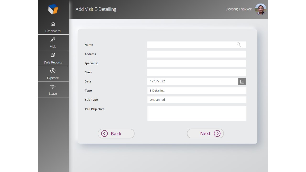 Snapshot 2 of Field Force Automation