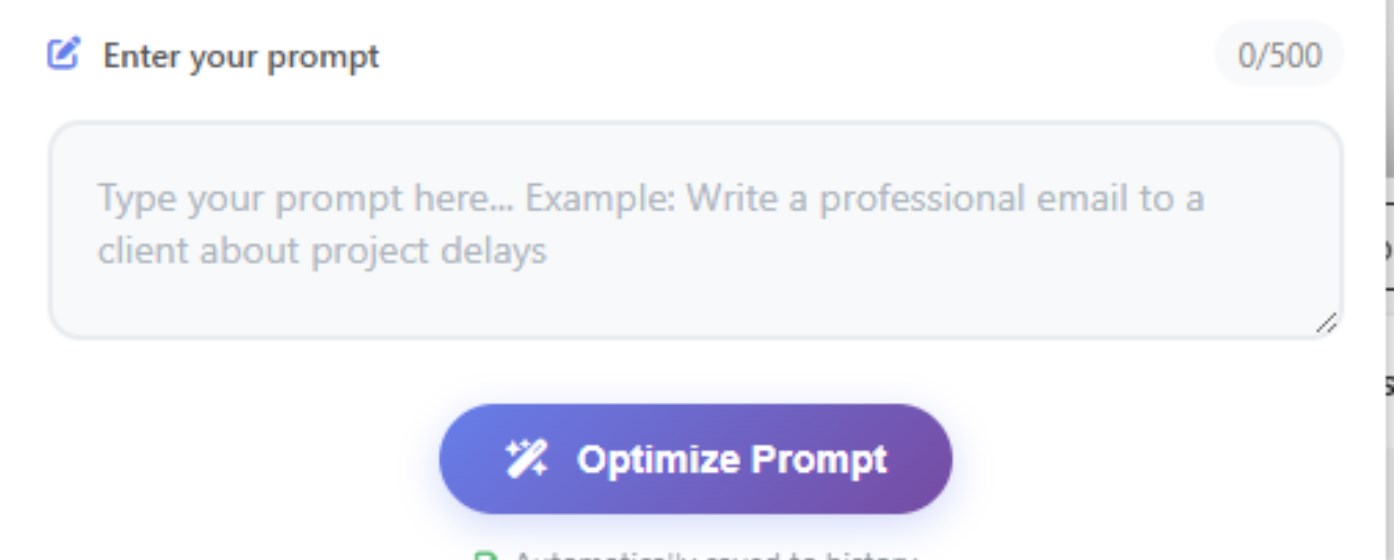 AI Prompt Optimizer - Groq-Powered Refiner