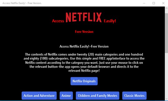 Access Netflix Easily! - Free Version. screenshot 3