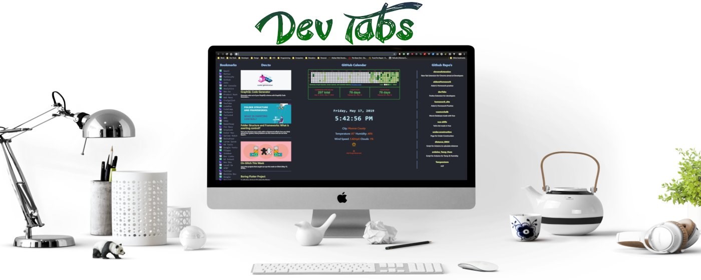 Dev Tabs marquee promo image