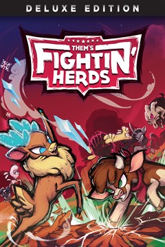 Cover poster for Them's Fightin' Herds: Deluxe Edition