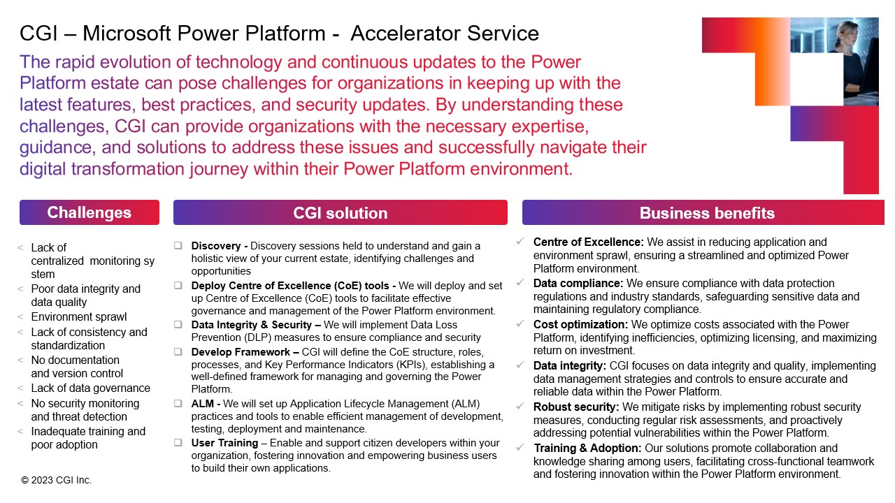 Snapshot 1 of Microsoft 365 Power Platform Center of Excellence - 4 week Implementation