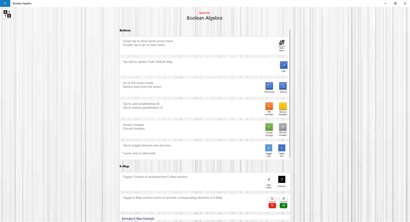 #9. Boolean Algebra (Windows) 由: AppGrate