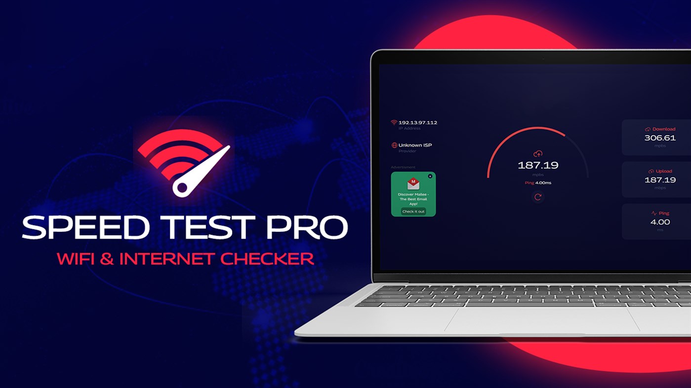 #1. Speedtest Pro: Internet Speed Test (Windows) بواسطة: Wuxxu s.r.o