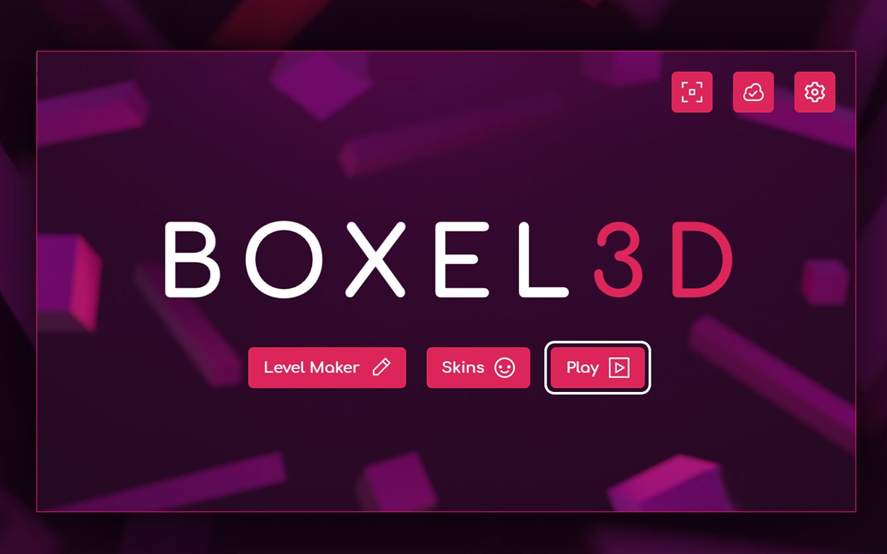 Boxel 3D jumping game promo image