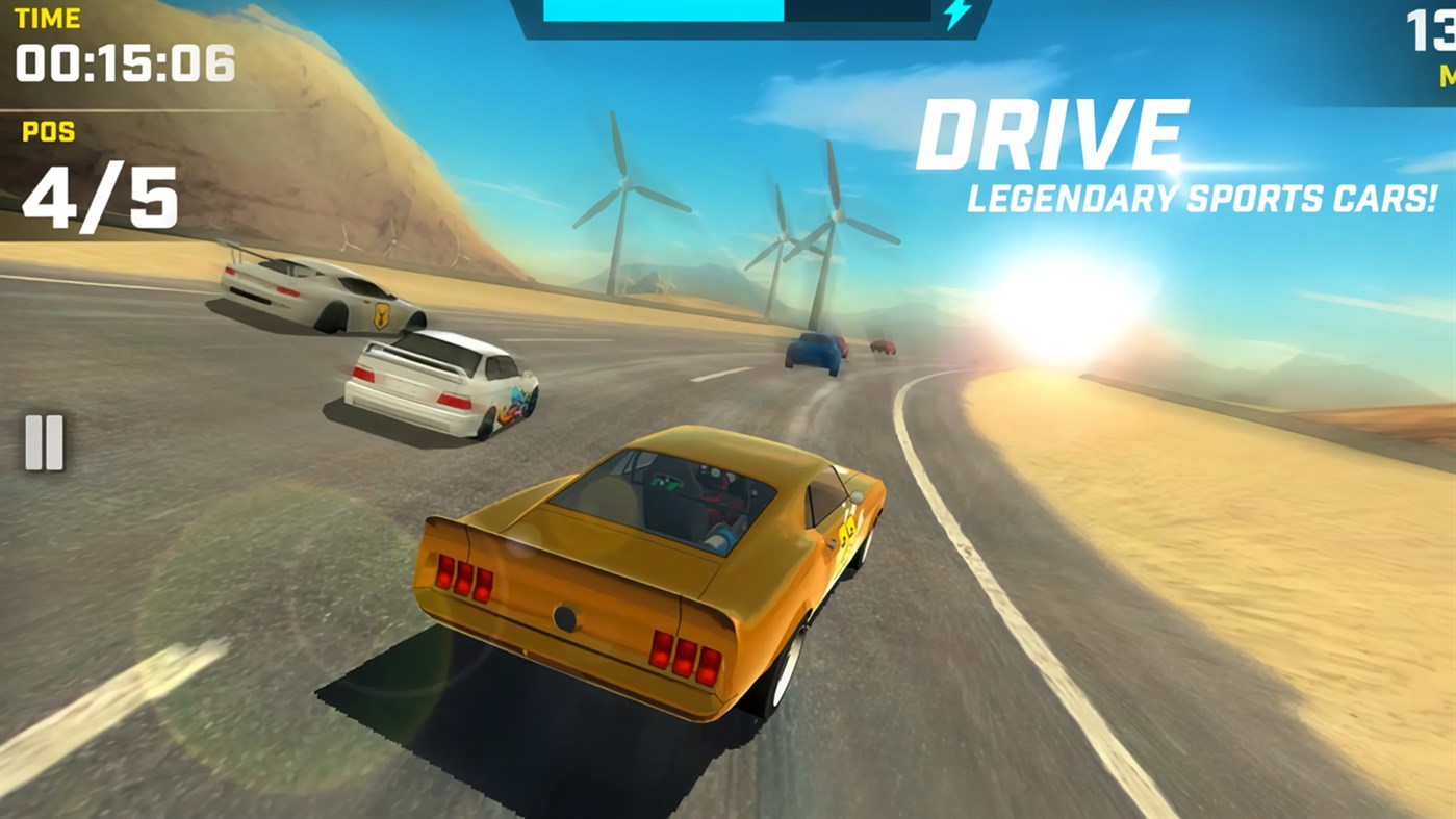 #2. Nitro Car Driving (Windows) 由: Pamuk Games