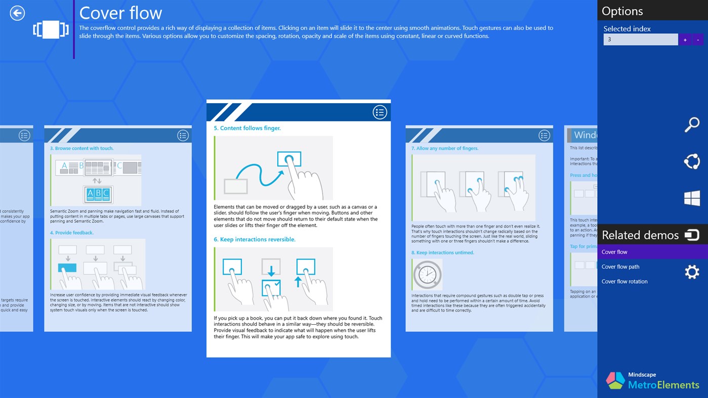 #7. Mindscape Metro Elements Sample Explorer (Windows) Podle: Mindscape.