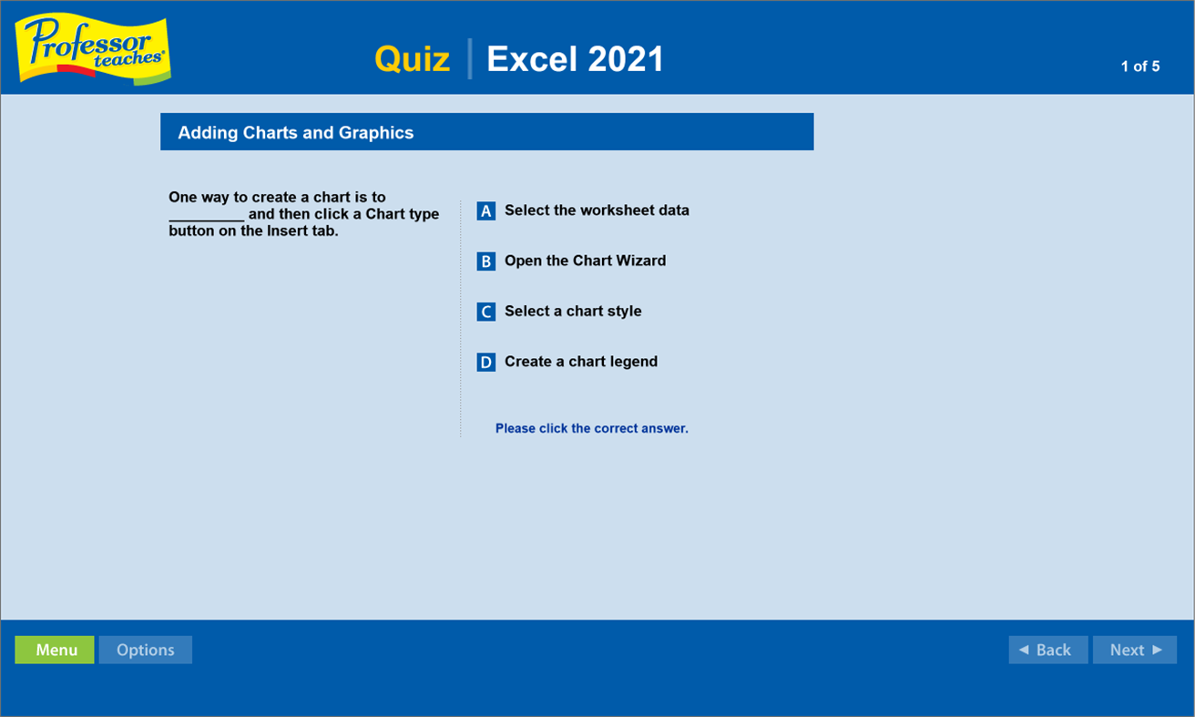 #6. Professor Teaches Excel 2021 (Windows) De: Individual Software Inc.