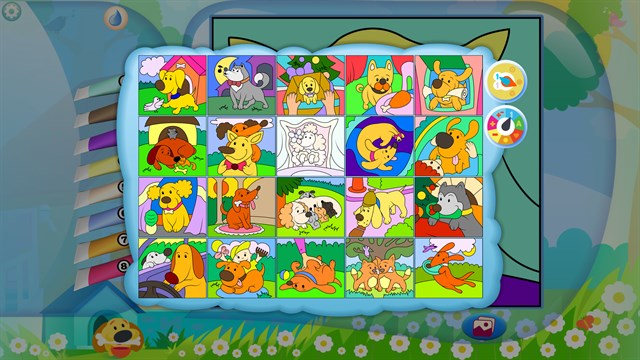 Color by Numbers - Dogs + screenshot 2