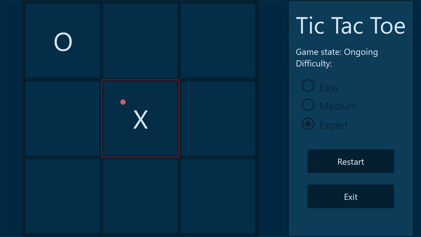 #1. Gaze Tic-Tac-Toe (Windows) By: Maciej Koniecko