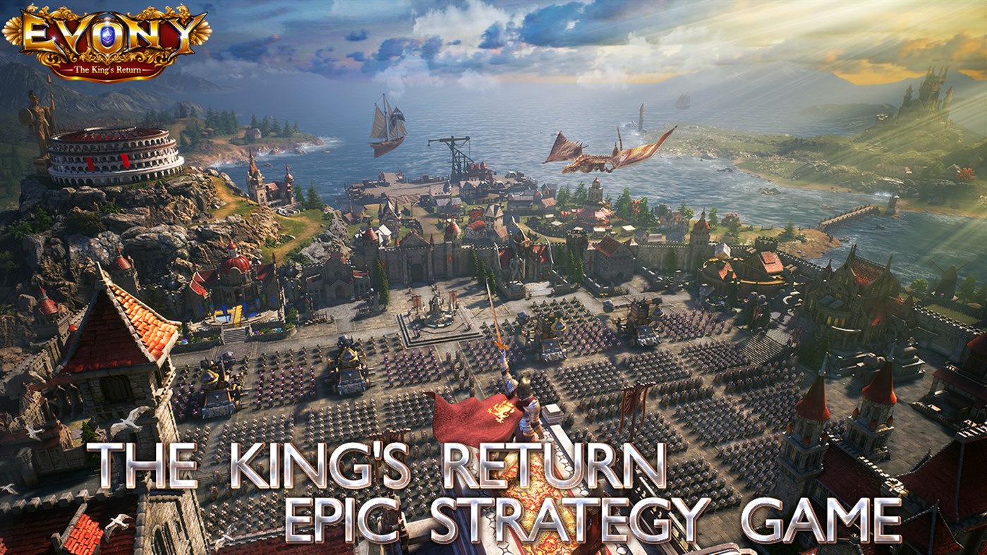 #5. Evony: The King's Return (Windows) โดย: MIRACLE GAMES INC.