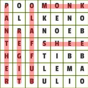 Animals Word Search Game