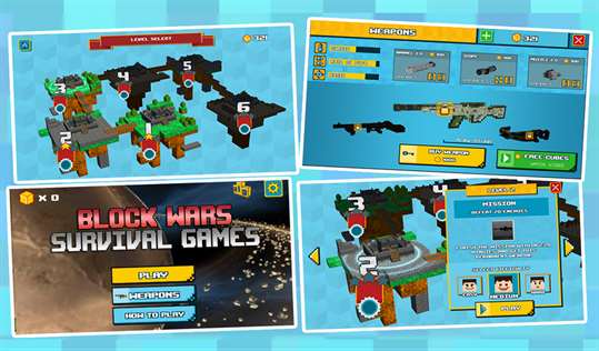 Block Wars Survival Games screenshot 2