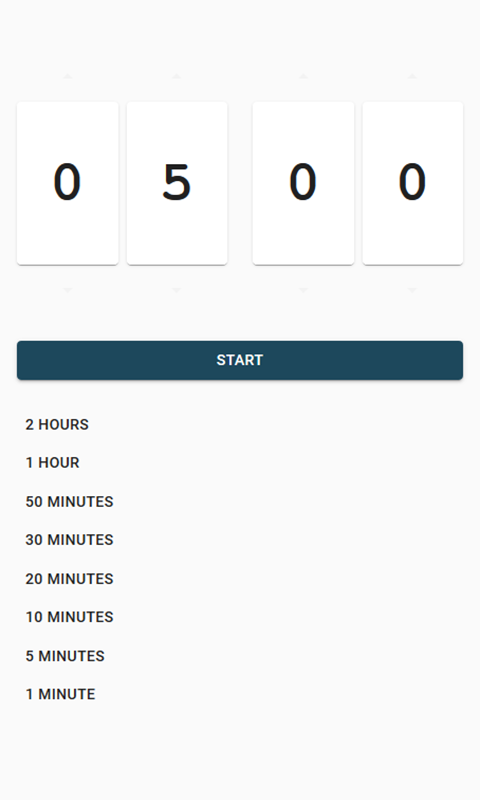 My Timer - Talking Countdown Timer screenshot
