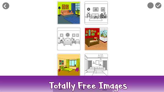 House Interior Color By Number: Home Coloring Book screenshot 4